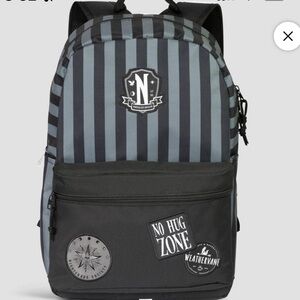 Wednesday Series Backpack 15” Laptop Sleeve, Kids Woven Patches, 18”